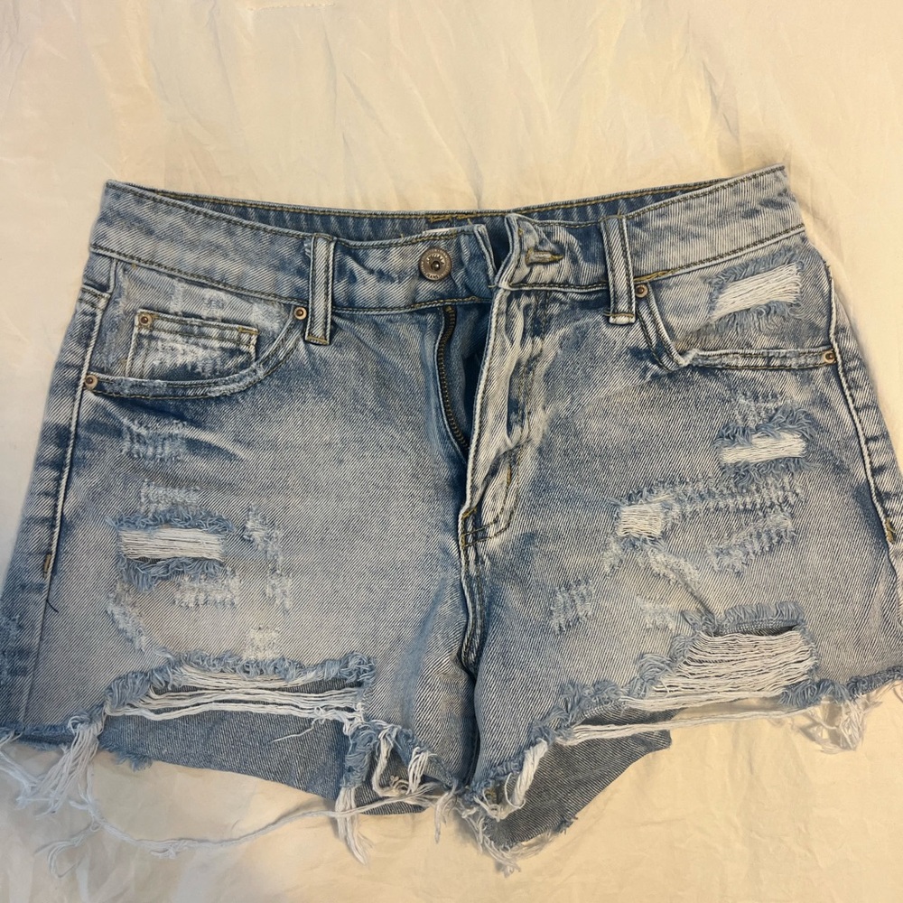 Denim shorts